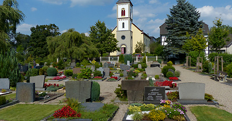Ansicht des Friedhofs in Wahlscheid
